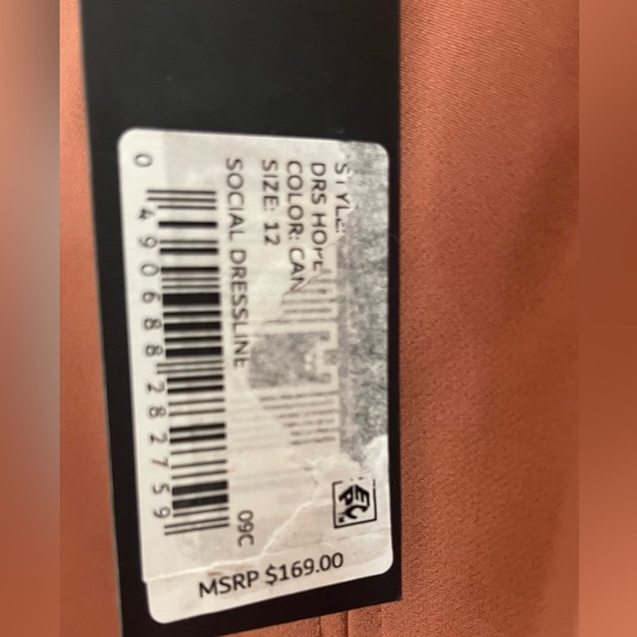 NWT Gianni Bini Hope Crepe Sweetheart Cut-Out Sheath Dress-sleeveless - Picture 7 of 7